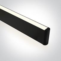 40W LED pakabinamas linijinis šviestuvas, juodas, 4000K