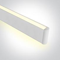 40W LED pakabinamas linijinis šviestuvas, baltas, 3000K
