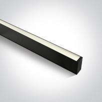 40W LED linijinės sistemos šviestuvas, juodas, 4000K