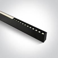 40W LED linijinės sistemos šviestuvas, juodas, 3000K