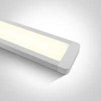 48W LED paviršinis linijinis šviestuvas, baltas, 3000K