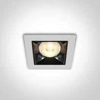 6W LED įleidžiamas šviestuvas, baltas, 3000K
