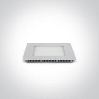 16W LED įleidžiama panelė, balta, 3000K