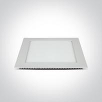 22W LED įleidžiama panelė, balta, 3000K