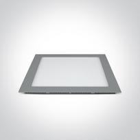 30W LED įleidžiama panelė, pilka, 6000K