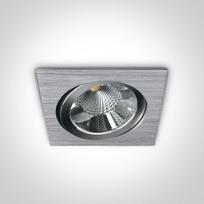 6W LED įleidžiamas pakreipiamas šviestuvas, aliuminio sp., 3000K