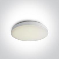 20W LED plafonas, baltas, 3000K, su judesio davikliu