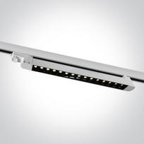 15X1W LED linijinis bėgelio šviestuvas, baltas, 3000K