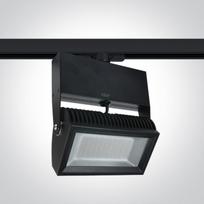 42W LED šviestuvas į bėgelius, juodas, 3000K