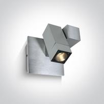 1W LED sieninis šviestuvas, aliuminio sp., 3000K