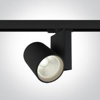 30W LED šviestuvas į bėgelius, juodas, 4000K