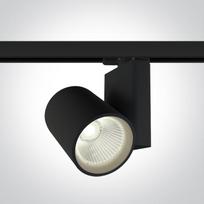 42W LED šviestuvas į bėgelius, juodas, 4000K