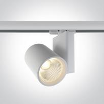 30W LED šviestuvas į bėgelius, baltas, 3000K