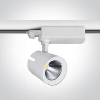 50W LED šviestuvas į bėgelius, baltas, 4000K