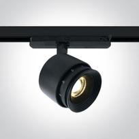 30W LED šviestuvas į bėgelius, juodas, 3000K