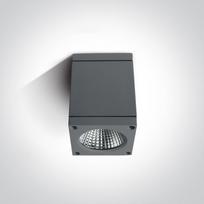 6W LED cilindro formos šviestuvas, antracito sp., 3000K