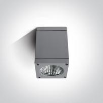 6W LED cilindro formos šviestuvas, pilkas, 3000K