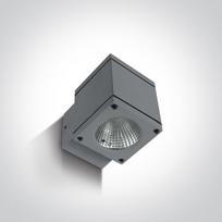 6W LED cilindro formos šviestuvas, pilkas, 3000K