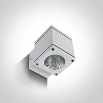 6W LED cilindro formos šviestuvas, baltas, 3000K