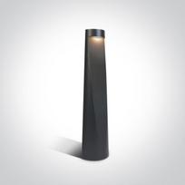 7W LED pastatomas lauko šviestuvas, antracito sp., 3000K