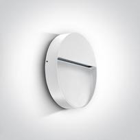 9W LED sieninis šviestuvas, baltas, 3000K