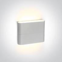 2x3W LED paviršinis lauko šviestuvas, baltas, 3000K
