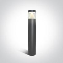 12W LED pastatomas lauko šviestuvas, antracito sp., 4000K