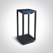 2,2W LED pastatomas lauko šviestuvas su saulės baterija, antracito sp., 3000K