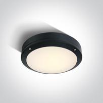 10W LED sieninis lauko šviestuvas, juodas, 3000K
