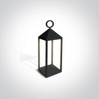 3W LED pastatomas lauko šviestuvas, juodas, 3000K