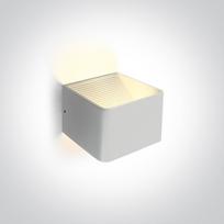 6W LED sieninis šviestuvas, baltas, 3000K
