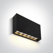 6W LED sieninis vidaus/lauko šviestuvas, antracito sp., 3000K
