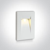3,6W LED įleidžiamas sieninis lauko šviestuvas, baltas, 3000K