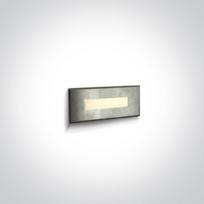 5W LED įleidžiamas sieninis lauko šviestuvas, nerūdijančio plieno sp., 3000K