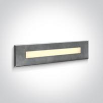 10W LED įleidžiamas sieninis lauko šviestuvas, nerūdijančio plieno sp., 3000K