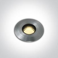 1W/2W LED įleidžiamas į žemę šviestuvas, aliuminio sp., 3000K