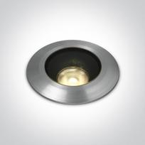 9W LED įleidžiamas į žemę šviestuvas, aliuminio sp., 3000K