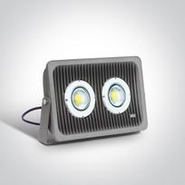 2x50W LED prožektorius, pilkas, 4000K