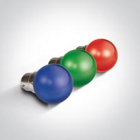 0,5W LED lemputė, B22, raudona šviesos sp.