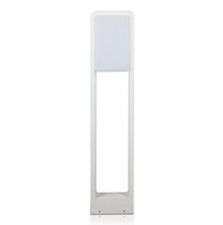 10W LED pastatomas šviestuvas V-TAC, 3000K, IP65, baltas, aukštis 80cm