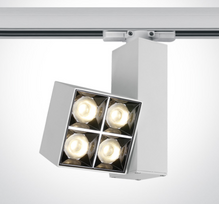15W COB LED bėgelio šviestuvas MIRROR SQUARE, 3000K, baltas