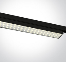 30W LED linijinis bėgelio šviestuvas, juodas, 4000K