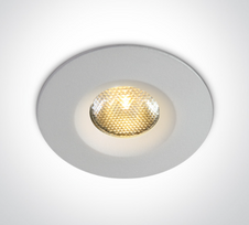 3W COB LED įleidžiamas šviestuvas, 3000K, IP65, baltas. Reikalingas 700mA maitinimo šaltinis.