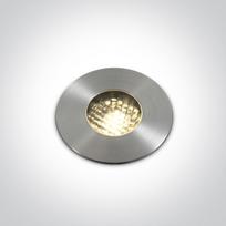 3W COB LED įleidžiamas šviestuvas, IP67, 4000K. Reikalingas 24V maitinimo šaltinis.