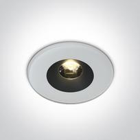 6W LED įleidžiamas šviestuvas, baltas, 3000K, IP65