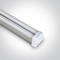 7W dviguba LED juosta kietu pagrindu, 230V, 3000K. Komplektuojama su maitinimo šaltiniu ir montavimo elementais.