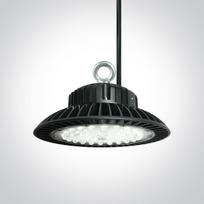 150W LED sandėlio šviestuvas UFO, juodas, 4000K. Komplektuojama su maitinimo šaltiniu.