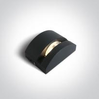 6W LED šviestuvas lango apšvietimui, antracito sp., 4000K, IP65. Komplektuojamas su LED maitinimo šaltiniu.