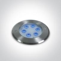 6W LED įleidžiamas baseino šviestuvas, nerūdijančio plieno sp., mėlyna šviesos sp., IP68