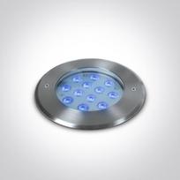 12W LED įleidžiamas baseino šviestuvas, nerūdijančio plieno sp., mėlyna šviesos sp., IP68